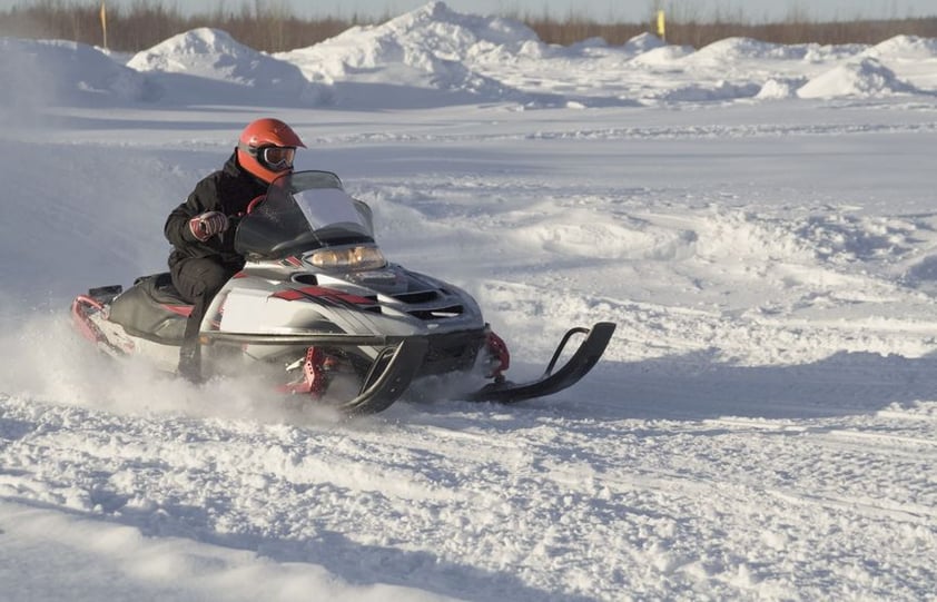 Counting Snowmobile Trail Crossings