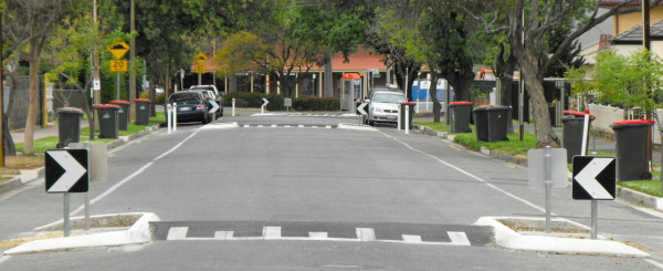 Case Study: Data Centered Traffic Calming Experiment in a Neighborhood